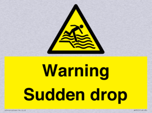 Warning Sudden drop
